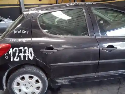 Second-hand car spare part rear right door for peugeot 207 active oem iam references 