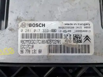 Автозапчасти б/у блок управления двигателем за citroen c3 picasso sx ссылки oem iam 9677013180 e3-b2-35-4 0281017333