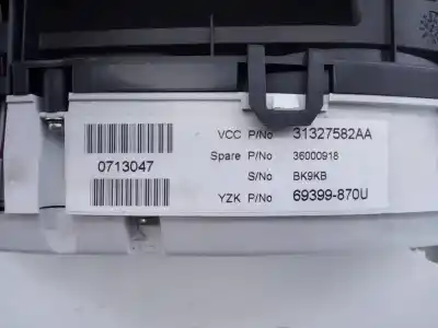 Peça sobressalente para automóvel em segunda mão quadrante por volvo xc70 kinetic referências oem iam 31327582aa e3-b5-34-4 