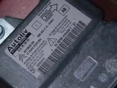 Pezzo di ricambio per auto di seconda mano Centralina Airbag per CITROEN C4 PICASSO MONOSPACE Riferimenti OEM IAM 9673625180  610955800