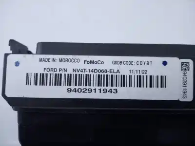 Peça sobressalente para automóvel em segunda mão caixa de fusíveis e relés por ford kuga st-line referências oem iam nv4t14d068ela e3-b3-26-2 9402911943