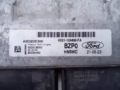 Автозапчасти б/у блок управления двигателем за ford transit custom kasten v363 ссылки oem iam kk2112a650fa e2-b3-29-1 a3c02351200