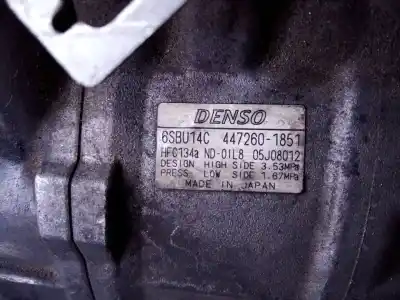 Peça sobressalente para automóvel em segunda mão compressor de ar condicionado a/a a/c por bmw serie 3 coupe (e92) e92 coupé 320d referências oem iam 4472601851 p3-b2-23-4 