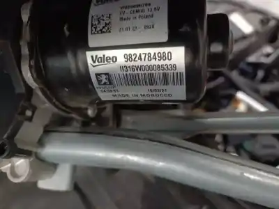 Second-hand car spare part front windshield wiper motor for opel corsa f cosmos oem iam references 9824784980
