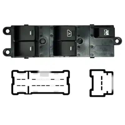 Second-hand car spare part LEFT FRONT POWER WINDOW SWITCH for NISSAN PATHFINDER (R51)  OEM IAM references 106804592 T2-2-A3-3 