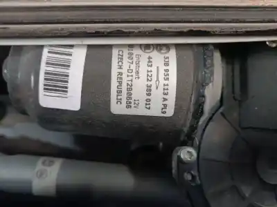 Автозапчастина б/у двигатель передніх склоочисників для SKODA FABIA COMBI FAMILIAR COMFORT Посилання на OEM IAM 5JB955113A  443122389017