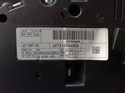 Peça sobressalente para automóvel em segunda mão quadrante por jaguar xe prestige referências oem iam jx7310f844eb e3_b3-44-3 