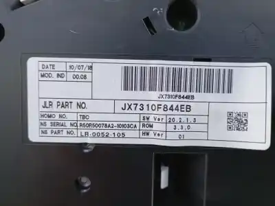 Peça sobressalente para automóvel em segunda mão quadrante por jaguar xe prestige referências oem iam jx7310f844eb e3_b3-44-3 