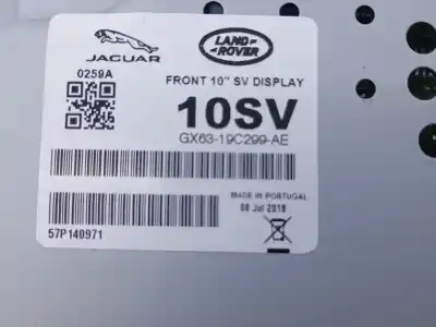 Second-hand car spare part gps navigation system for jaguar xe prestige oem iam references gx6319c299ae e3-b3-30-1 