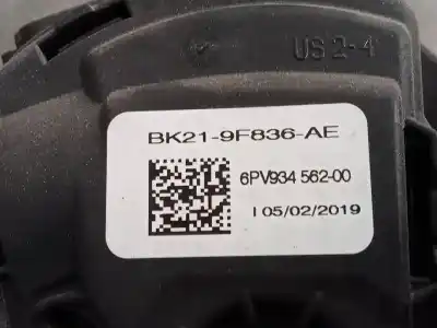 Second-hand car spare part accelerator pedal for ford transit custom kasten panther oem iam references bk219f836ae  6pv93456200