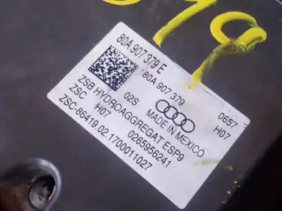 Peça sobressalente para automóvel em segunda mão abs por audi q5 (fyb, fyg) 2.0 tdi quattro referências oem iam 80a614517e
