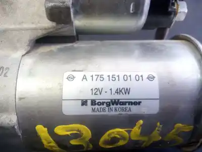 Автозапчастина б/у двигун запускається для ssangyong tivoli 1500 tgdi 135 cv / 99 kw посилання на oem iam a1751510101 p3-b7-5-3 