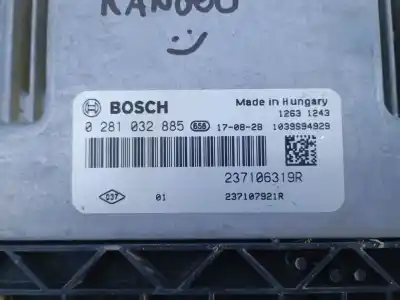 Second-hand car spare part ecu engine control for renault kangoo express oem iam references 237106319r e2-a1-38-2 0281032885