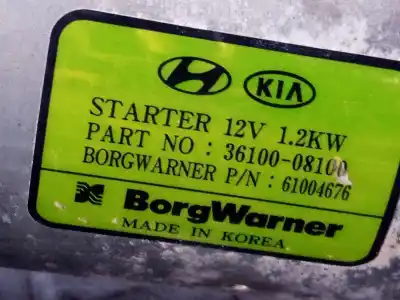 Автозапчасти б/у двигатель запускается за hyundai kona (os, ose, osi) 1.0 t-gdi ссылки oem iam 3610008100 p3-a10-17-2 61004676