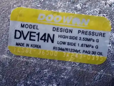 Автозапчастина б/у компресор кондиционера для hyundai kona (os, ose, osi) 1.0 t-gdi посилання на oem iam 1c58e36500 p3-a1-28-1 3k2430395