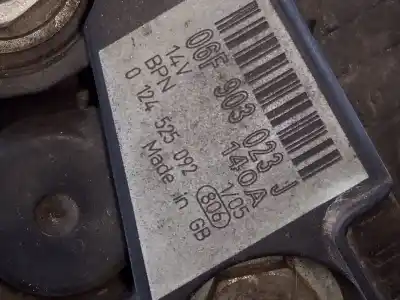 Second-hand car spare part alternator for audi a4 berlina (8e) 2.0 tdi 16v (103kw) oem iam references 06f903023j