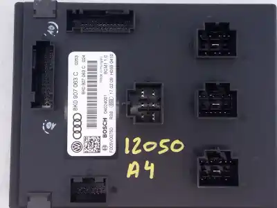 Second-hand car spare part electronic module for audi a4 berlina (b8) básico oem iam references 8k0907063c e2-a1-44-7 04024001