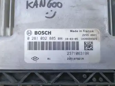 Автозапчастина б/у ебу контролер двигуна для renault kangoo expression посилання на oem iam 237106319r e2-a1-25-1 0281032885