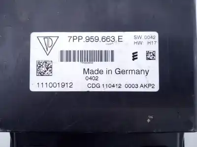 Peça sobressalente para automóvel em segunda mão módulo eletrônico por porsche panamera 4 s referências oem iam 7pp959663e e3-b6-31-2 111001912