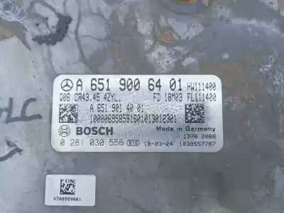 Автозапчастина б/у ебу контролер двигуна для mercedes-benz glc (x253) 220 d 4-matic (253.905, 253.903) посилання на oem iam a6519006401  0281030556