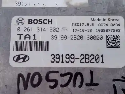 Second-hand car spare part ecu engine control for hyundai tucson (tl, tle) 1.6 gdi oem iam references 391992b201 e3-a3-26-2 0261s14602