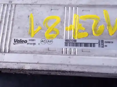 Peça sobressalente para automóvel em segunda mão intercooler por citroen ds4 cosmo referências oem iam 9684212480 p2-b10-0 m144105c