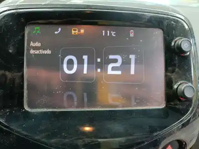 Peça sobressalente para automóvel em segunda mão sistema de áudio / rádio cd por toyota aygo (_b4_) 1.0 (kgb40) referências oem iam 