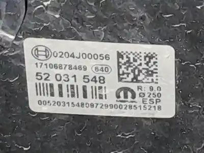 Second-hand car spare part BRAKE SERVO for JEEP RENEGADE SUV (BU, B1, BV)  OEM IAM references 52031548  0204J000056