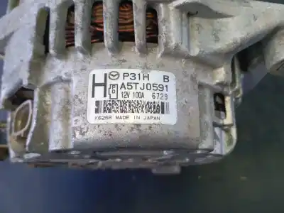 Peça sobressalente para automóvel em segunda mão alternador por mazda cx-3 (dk) 2.0 skyactiv-g (dk5w, dk6w) referências oem iam a5tj0591 p3-a5-15-1 