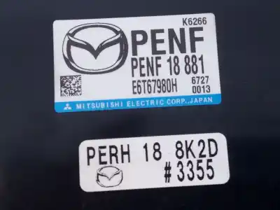 Second-hand car spare part ecu engine control for mazda cx-3 (dk) 2.0 skyactiv-g (dk5w, dk6w) oem iam references e6t67980h e3-b5-28-1 penf18881