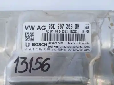 Автозапчастина б/у ебу контролер двигуна для volkswagen t-roc (a11, d11) 1.5 tsi посилання на oem iam 05e907309bn e2-a1-19-2 0261s106tk