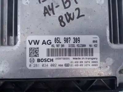 Автозапчасти б/у блок управления двигателем за audi a4 b9 (8w2, 8wc) 30 tdi mild hybrid ссылки oem iam 05l907309 e2-a1-5-4 0281034002