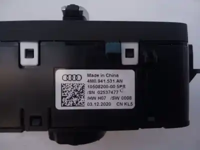 Автозапчастина б/у управління світлом для audi a4 b9 (8w2, 8wc) 30 tdi mild hybrid посилання на oem iam 4m0941531an e2-a1-5-4 