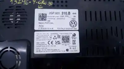 Автозапчасти б/у приборная доска за volkswagen t-cross (c11) 1.0 tsi ссылки oem iam 2gp920310b e2-a1-4-1 
