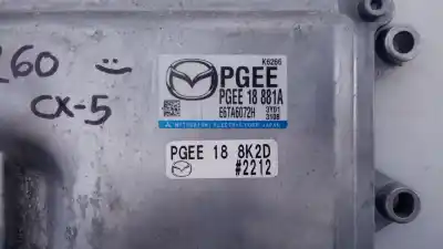 Автозапчастина б/у ебу контролер двигуна для mazda cx-5 (kf) 2.0 посилання на oem iam pgee18881a e3-b5-23-1 e6ta6072h