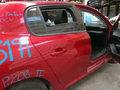 Автозапчастина б/у двері задні праві для peugeot 208 ii (ub_, up_, uw_, uj_) 1.2 puretech 100 посилання на oem iam   