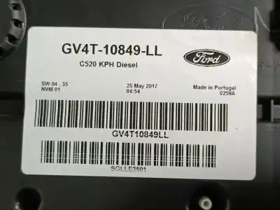 Автозапчастина б/у панель інструментів для ford kuga ii (dm2) 1.5 tdci посилання на oem iam gv4t10849ll e3-b3-25-2 
