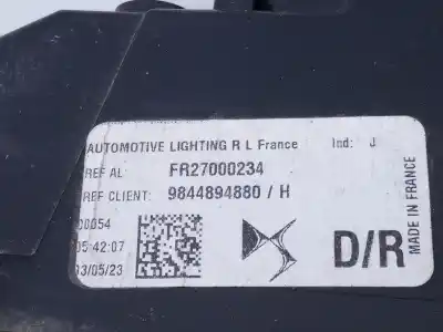 Автозапчастина б/у правий ліхтар в дверях для ds ds 4 ii (f_, fb_, f3_) e-tense 225 (f3dgzt) посилання на oem iam  e1-a4-11-2 