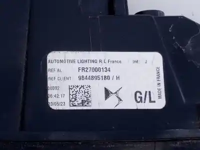 Автозапчастина б/у лівий задній ліхар в дверях для ds ds 4 ii (f_, fb_, f3_) e-tense 225 (f3dgzt) посилання на oem iam  e1-a4-11-2 