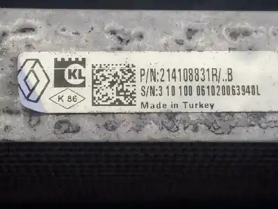 Автозапчасти б/у водяной радиатор за dacia duster (hm_) 1.5 dci 115 (hmad) ссылки oem iam 214108831r p2-b6-3 