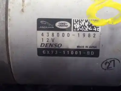 Peça sobressalente para automóvel em segunda mão motor de arranque por jaguar xf pure referências oem iam 4380001982 p3-b7-5-3 gx7311001bd