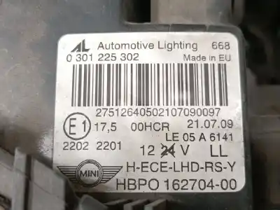 Автозапчасти б/у правая фара за mini mini (r56) one ссылки oem iam 0301225402  16270400