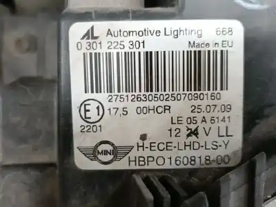 Автозапчастина б/у ліва фара для mini mini (r56) one посилання на oem iam 0301225301  16081800
