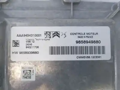 Автозапчасти б/у блок управления двигателем за peugeot 208 ii (ub_, up_, uw_, uj_) 1.2 puretech 75 ссылки oem iam 9858949880 e3-b2-34-3 9858939680