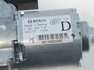 Автозапчасти б/у мотор заднего стеклоочистителя за peugeot 208 ii (ub_, up_, uw_, uj_) 1.2 puretech 75 ссылки oem iam 9819900080 e1-a4-3-1 0390205114