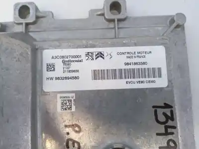 Автозапчастина б/у ебу контролер двигуна для peugeot 208 ii (ub_, up_, uw_, uj_) e-208 посилання на oem iam 9841863580 e3-b2-30-3 9832694580