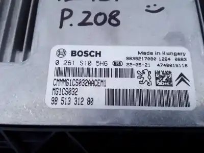 Автозапчасти б/у блок управления двигателем за peugeot 208 ii (ub_, up_, uw_, uj_) 1.2 puretech 100 ссылки oem iam 9851331280 e3-b2-29-3 0261s105h6