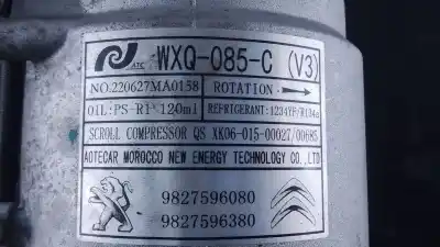 Автозапчастина б/у компресор кондиционера для peugeot 208 ii (ub_, up_, uw_, uj_) 1.2 puretech 100 посилання на oem iam 9827596080 p2-b2-5-2 9827596380