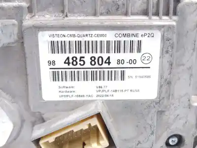Second-hand car spare part dashboard for peugeot 208 ii (ub_, up_, uw_, uj_) 1.2 puretech 100 oem iam references 9848580480  