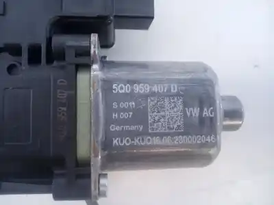 Second-hand car spare part rear left window regulator for volkswagen t-cross (c11) 1.0 tsi oem iam references 5q0959407d e1-b6-55-2 